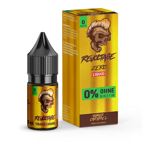 REVOLTAGE Tobacco Caramel Hybrid Nikotinsalz Liquid 10ml 0mg
