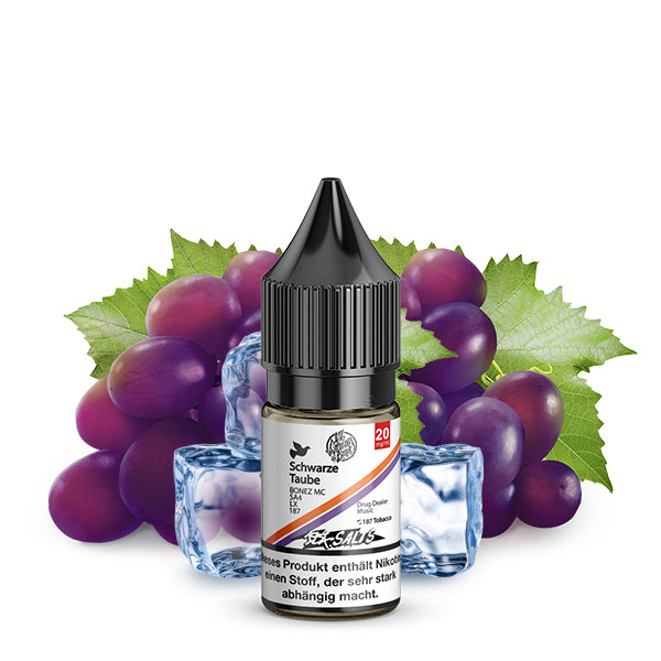 187 STRASSENBANDE Schwarze Traube Nikotinsalz Liquid 10 ml