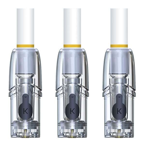 3x Kiwi Pod Tank Verdampfer Schwarz