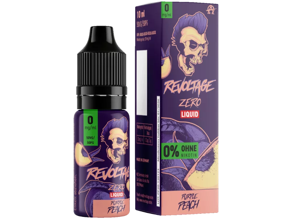 REVOLTAGE - Purple Peach - Hybrid Nikotin Salz Liquid