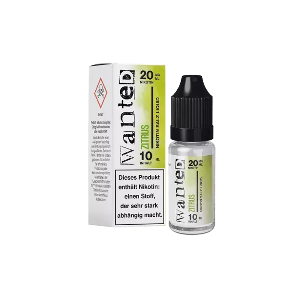 Wanted Overdosed - Zitrus 10ml Nikotinsalz
