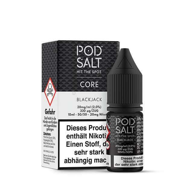 POD SALT CORE Blackjack Nikotinsalz Liquid 10ml