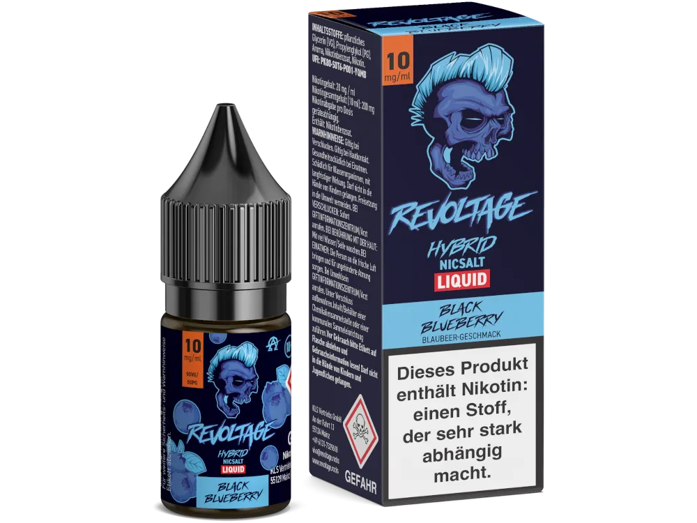 REVOLTAGE - Black Blueberry - Hybrid Nikotin Salz Liquid