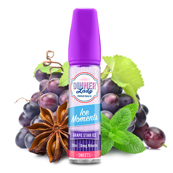 DINNER LADY Moments - Grape Star Ice Aroma 20 ml