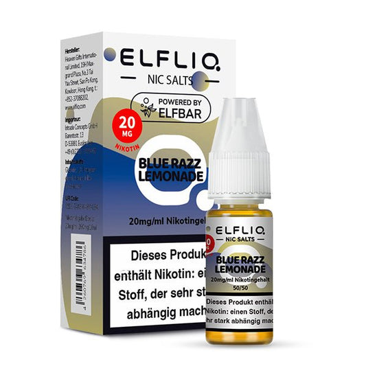 ELFBAR ELFLIQ Blue Razz Lemonade Nikotinsalz Liquid 10 ml 10mg