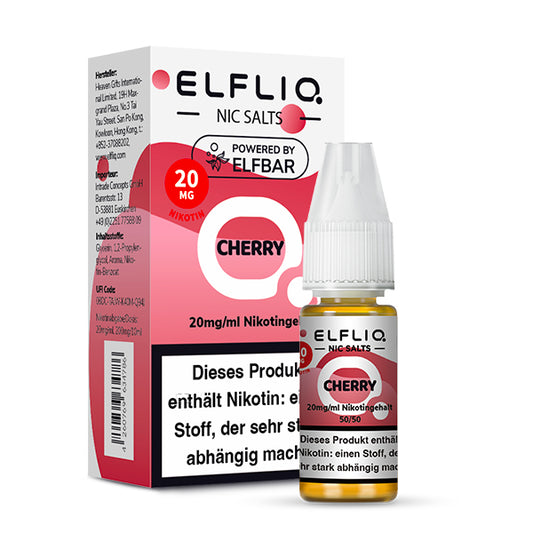ELFBAR ELFLIQ - Cherry Nikotinsalz Liquid 10 ml