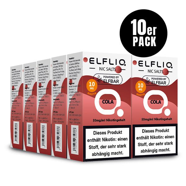 ELFBAR ELFLIQ Cola Nikotinsalz Liquid 10 ml 10mg