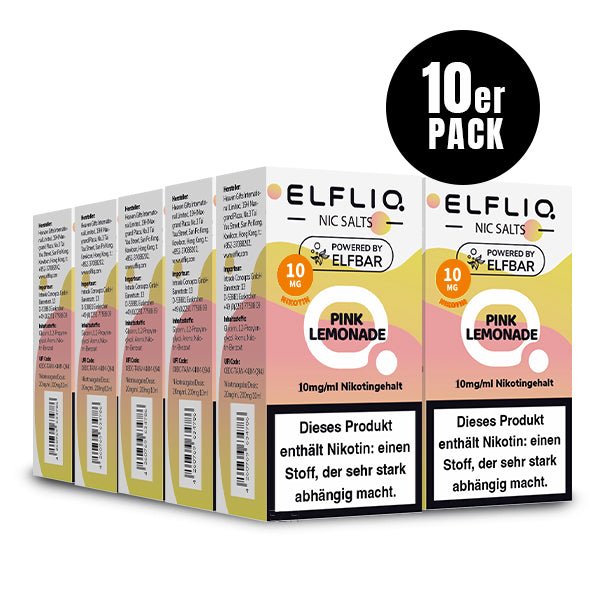 ELFBAR ELFLIQ Pink Lemonade Nikotinsalz Liquid 10 ml 10mg
