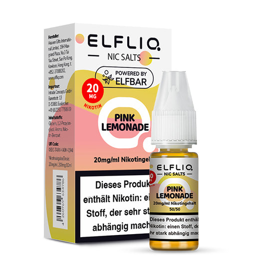 ELFBAR ELFLIQ - Pink Lemonade Nikotinsalz Liquid 10 ml