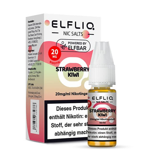 ELFBAR ELFLIQ Strawberry Kiwi Nikotinsalz Liquid 10 ml 10mg