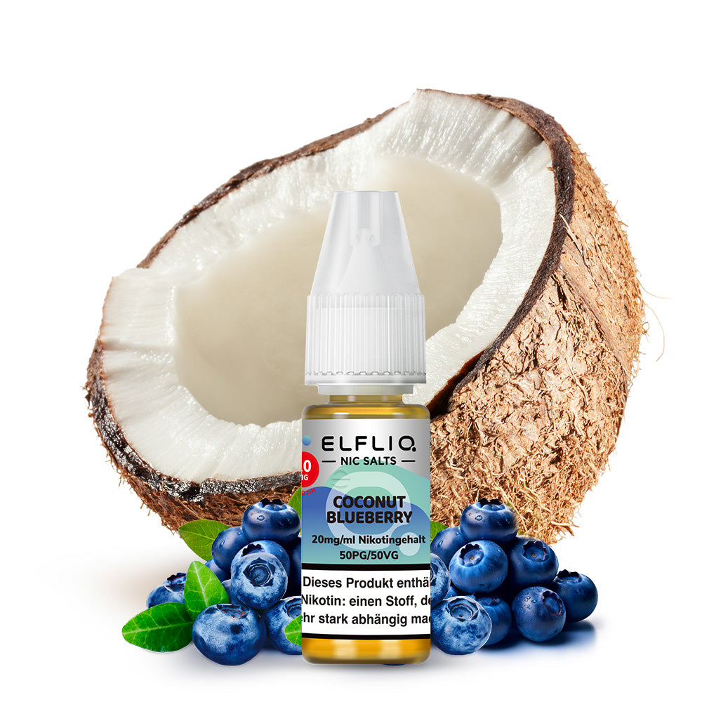 ELFBAR ELFLIQ - Coconut Blueberry Nikotinsalz Liquid 10 ml
