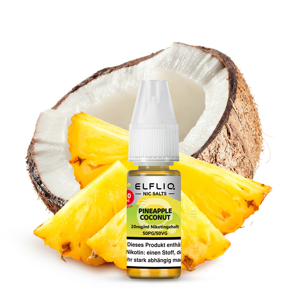 ELFBAR ELFLIQ - Pineapple Coconut Nikotinsalz Liquid 10 ml