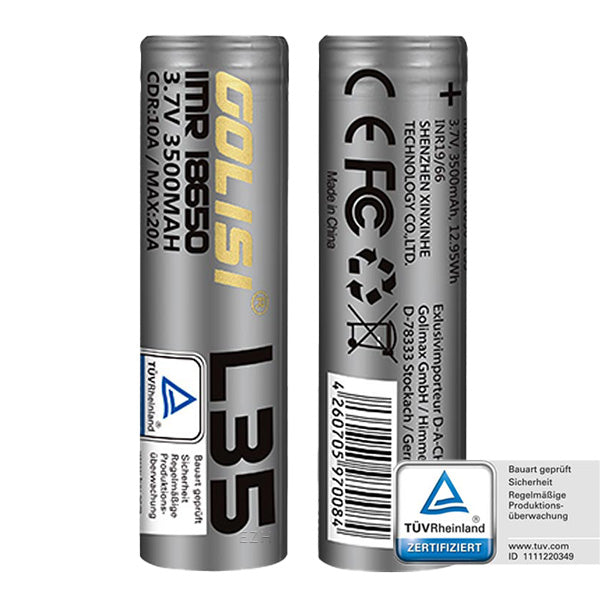 Golisi L35 18650 20A 3500mAh Akku