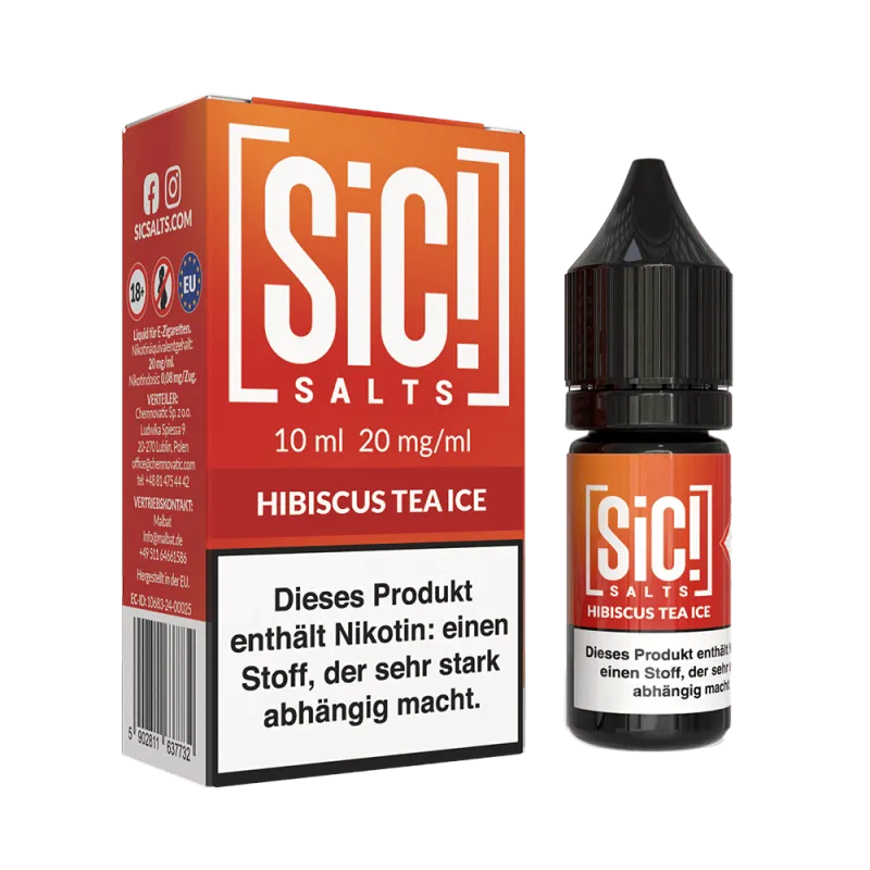 SIC! Hibiscus Tea Ice Nikotinsalz Liquid 10 ml