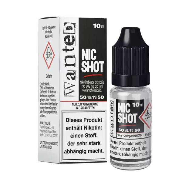 Wanted 10ml Nikotin Shot