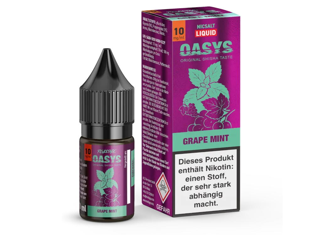 REVOLTAGE OASYS - Grape Mint Hybrid Nikotinsalz