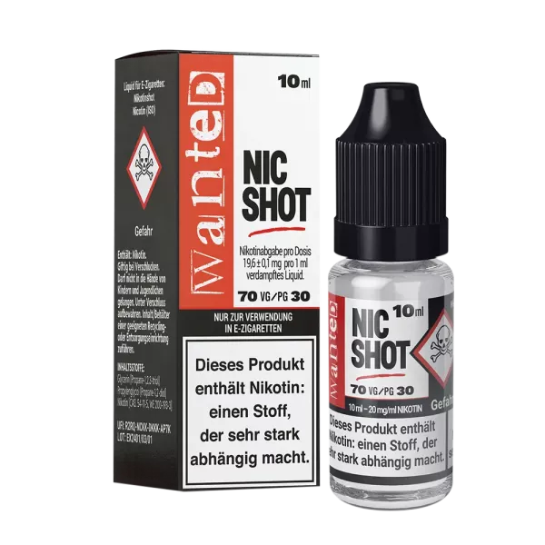 Wanted 10ml Nikotin Shot