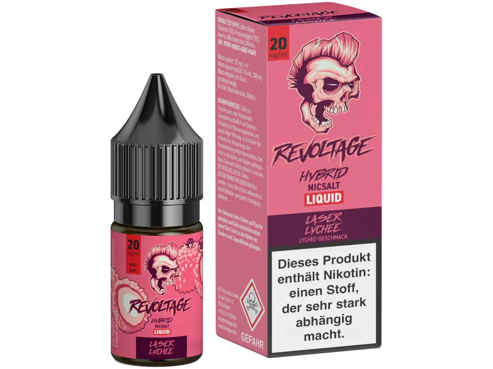 REVOLTAGE - Laser Lychee - Hybrid Nikotin Salz Liquid