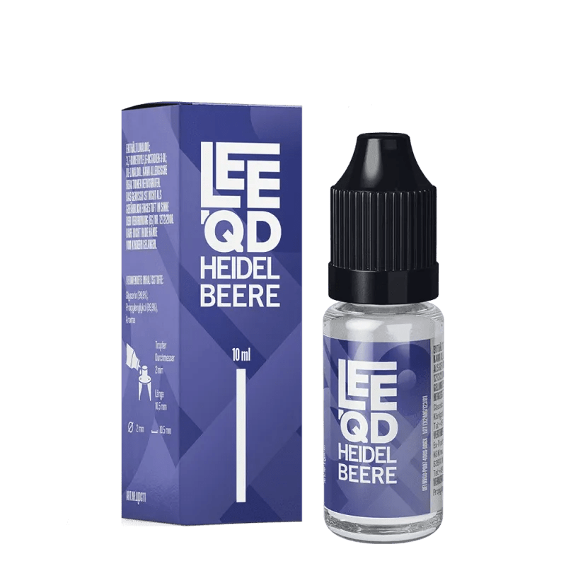 LEEQD Liquid Fruit Heidelbeere 10ml 0mg