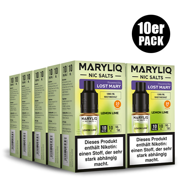 LOST MARY MARYLIQ Lemon Lime Nikotinsalz Liquid 10 ml