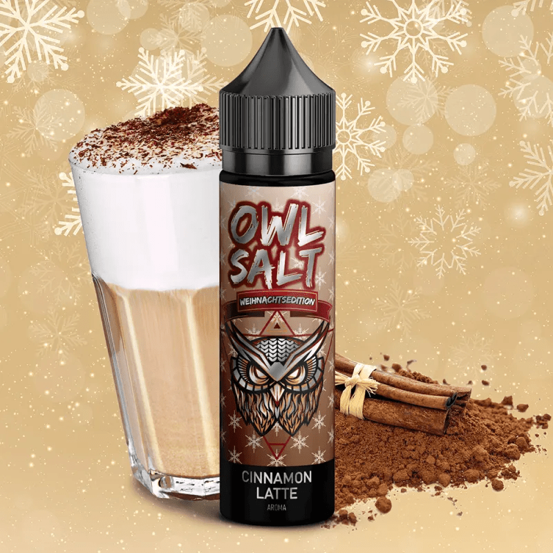 OWL SALT Weihnachtsedition Cinnamon Latte Aroma 10 ml