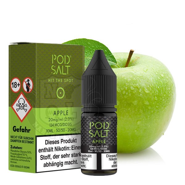 POD SALT Apple Nikotinsalz Liquid 10 ml 11mg