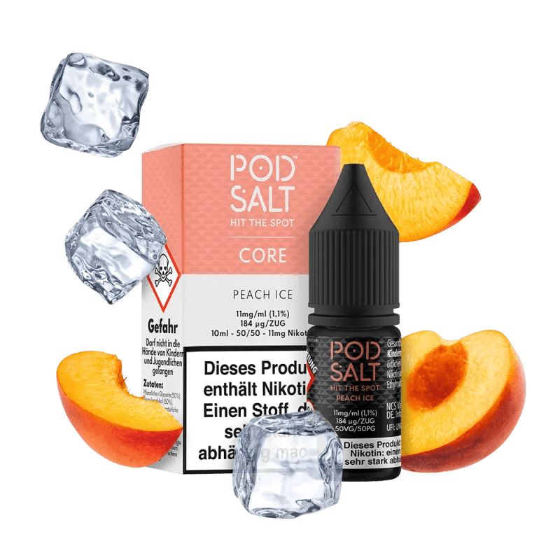 POD SALT CORE Peach Ice Nikotinsalz Liquid 10 ml 20mg