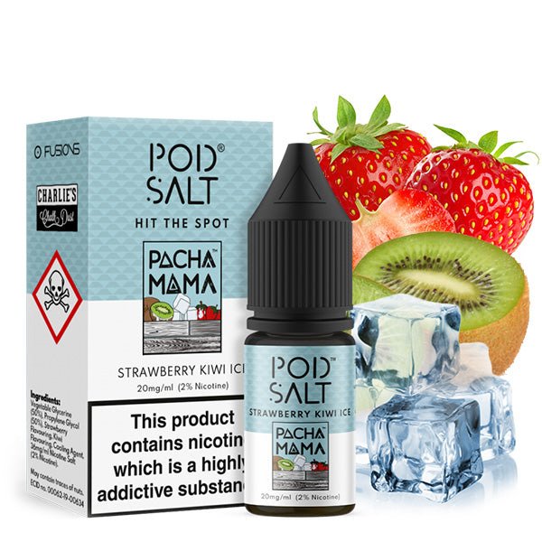 POD SALT FUSION Strawberry Kiwi Ice Nikotinsalz Liquid 10 ml 20mg