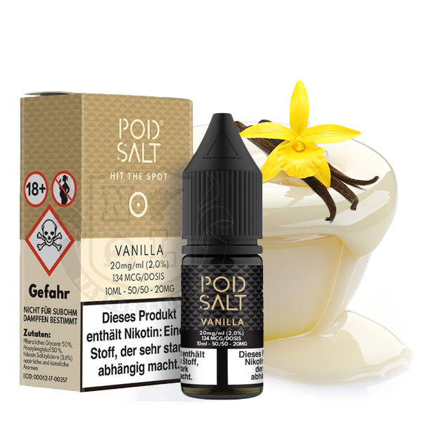 POD SALT - Vanilla Nikotinsalz Liquid 10 ml