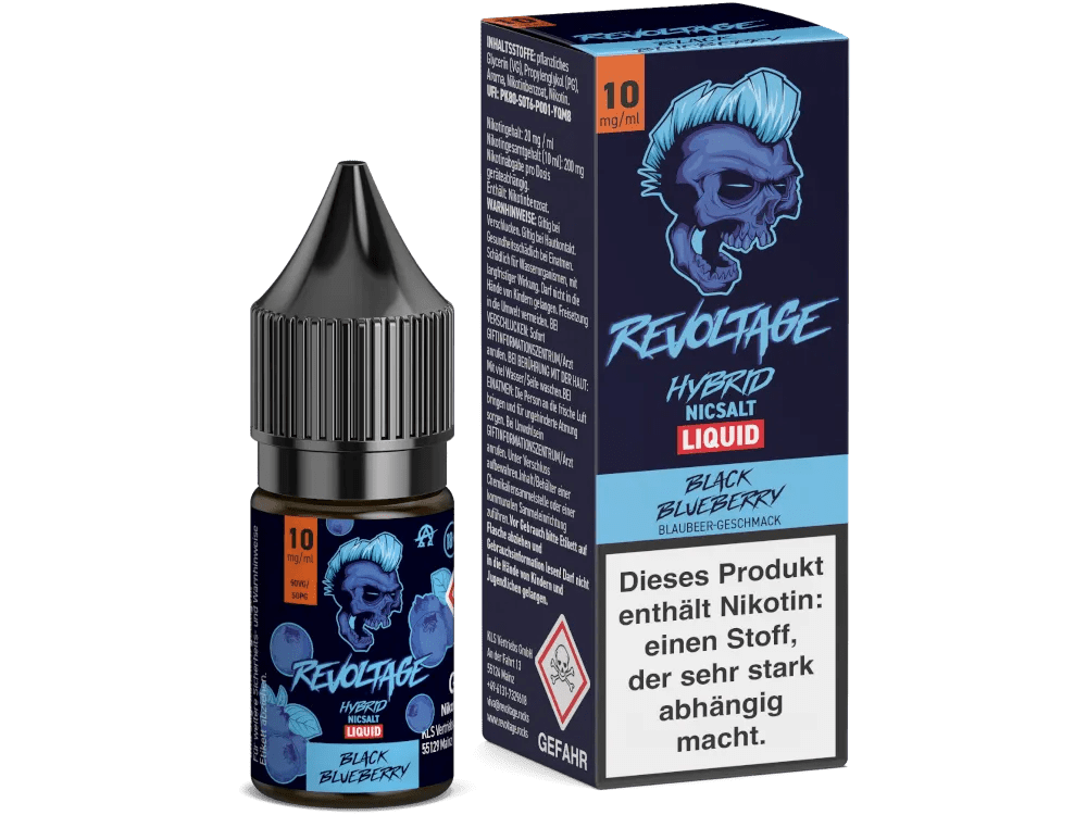REVOLTAGE Black Blueberry Hybrid Nikotinsalz Liquid 10 ml 10mg