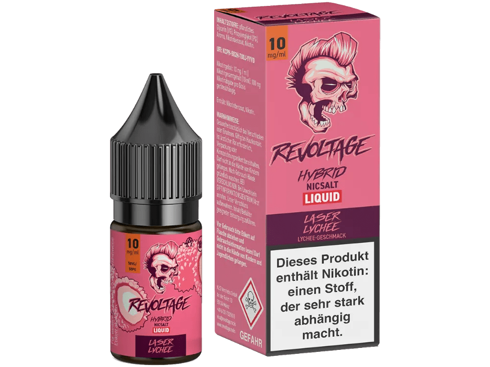 REVOLTAGE Laser Lychee Hybrid Nikotinsalz Liquid 10 ml 10mg