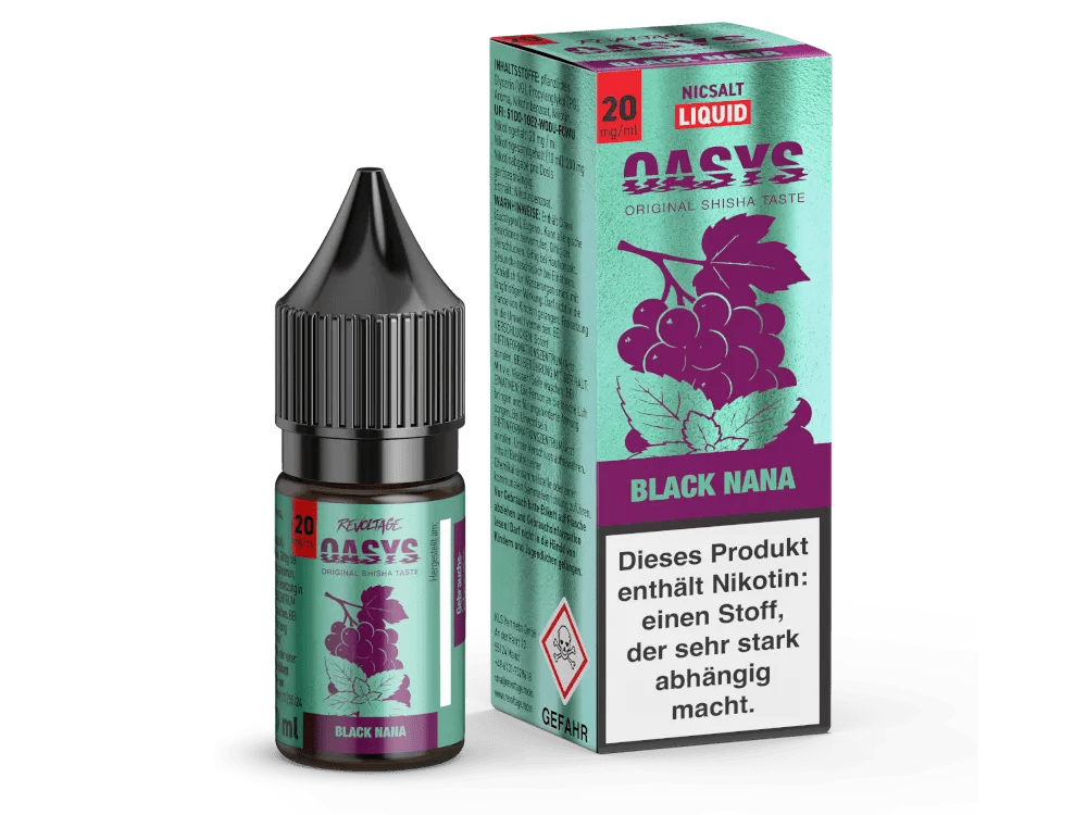 REVOLTAGE OASYS Black Nana Nikotinsalz Liquid 10 ml 20mg