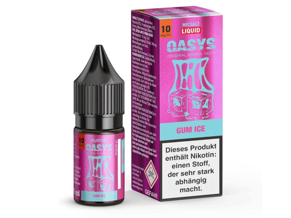 REVOLTAGE OASYS Gum Ice Nikotinsalz Liquid 10 ml 10mg