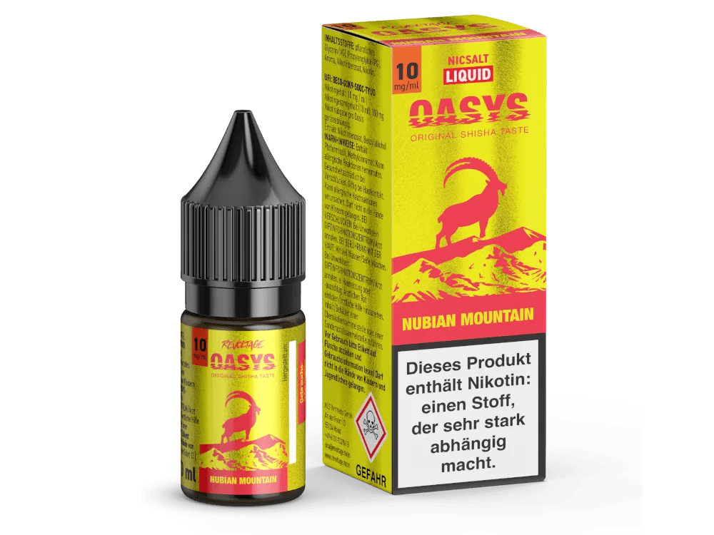 REVOLTAGE OASYS Nubian Mountain Nikotinsalz Liquid 10 ml 10mg