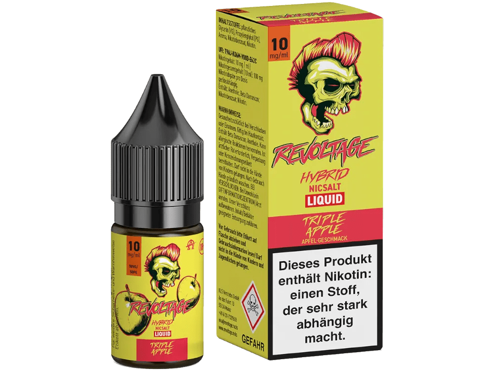 REVOLTAGE Triple Apple Hybrid Nikotinsalz Liquid 10 ml 10mg