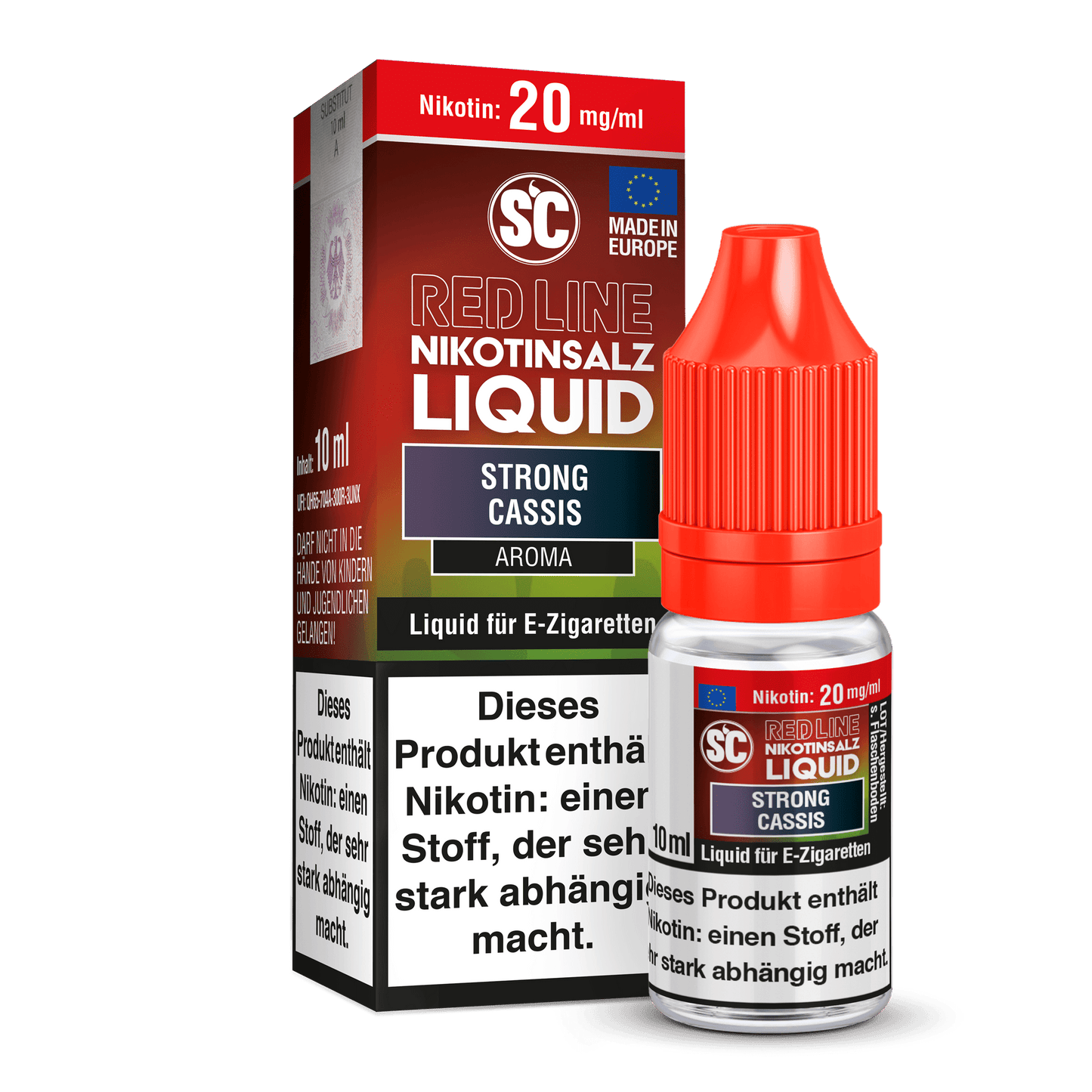 SC RED LINE Strong Cassis Nikotinsalz Liquid 10mg