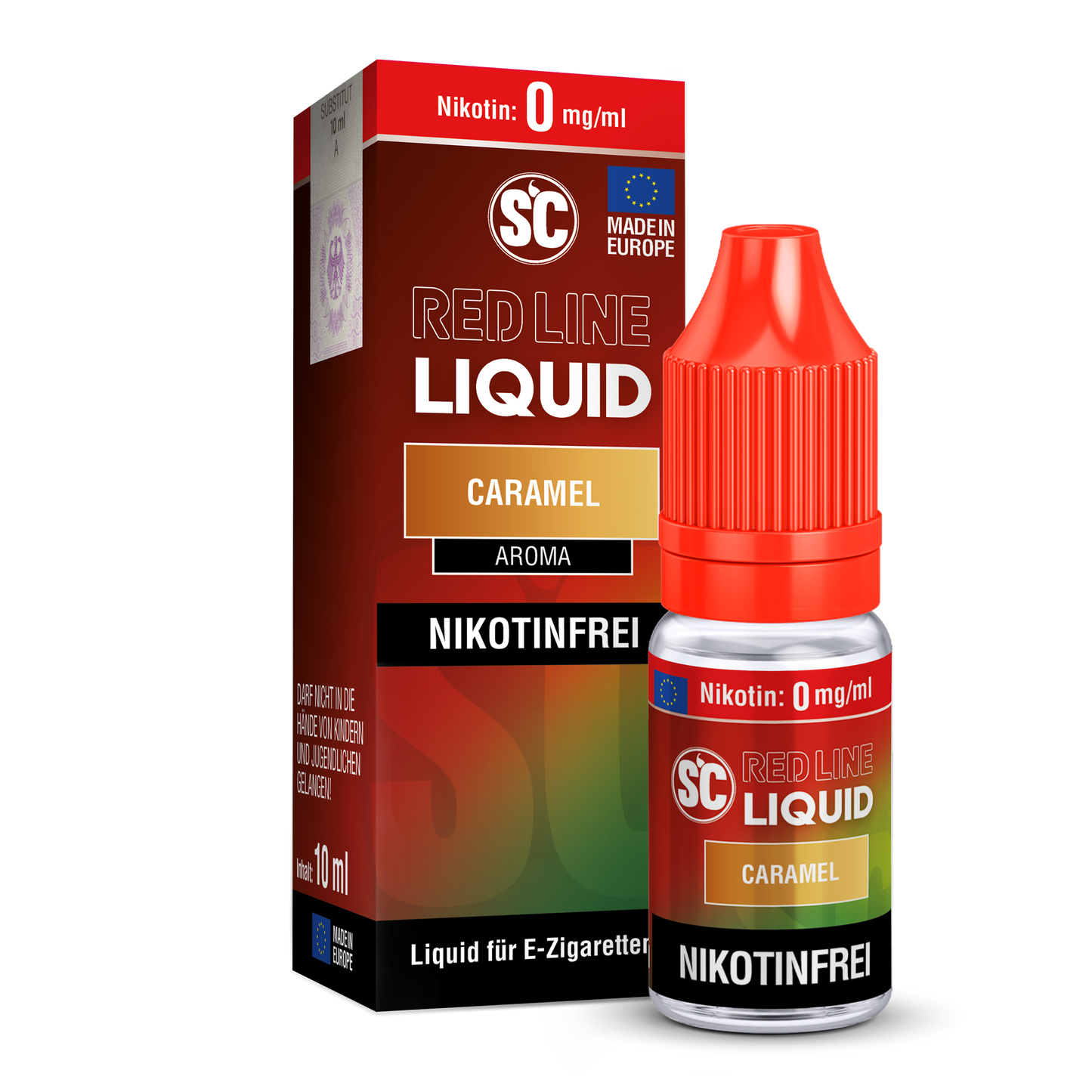 SC RED LINE - Caramel Nikotinsalz Liquid