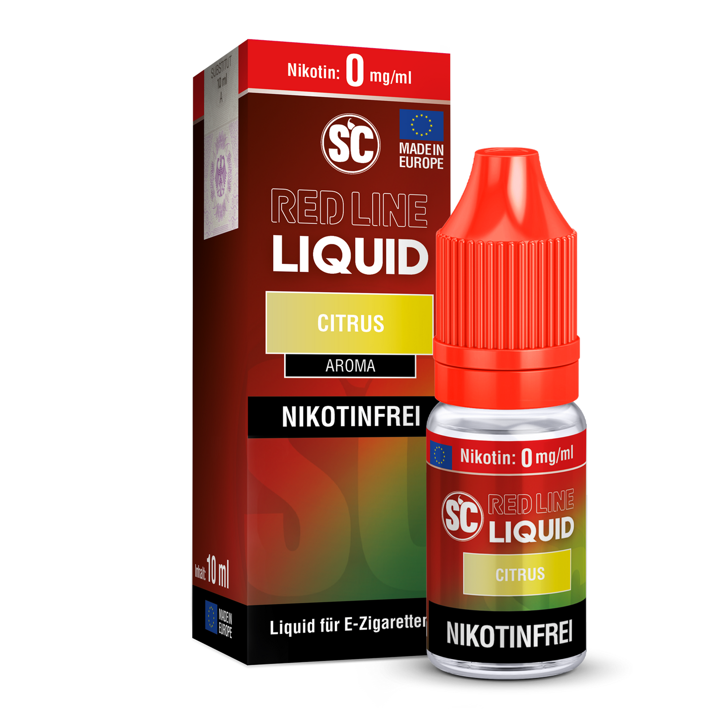 SC RED LINE - Citrus Nikotinsalz Liquid