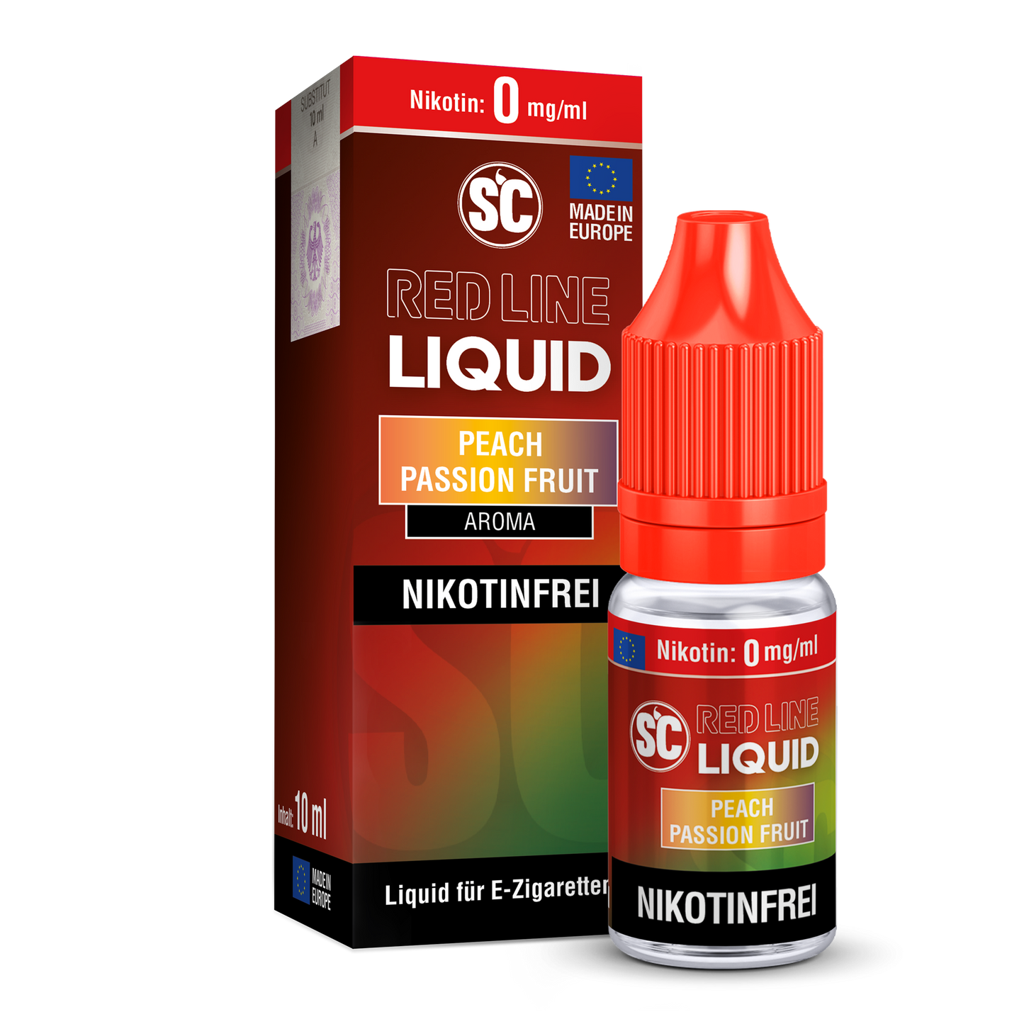 SC RED LINE - Peach Passion Nikotinsalz Liquid