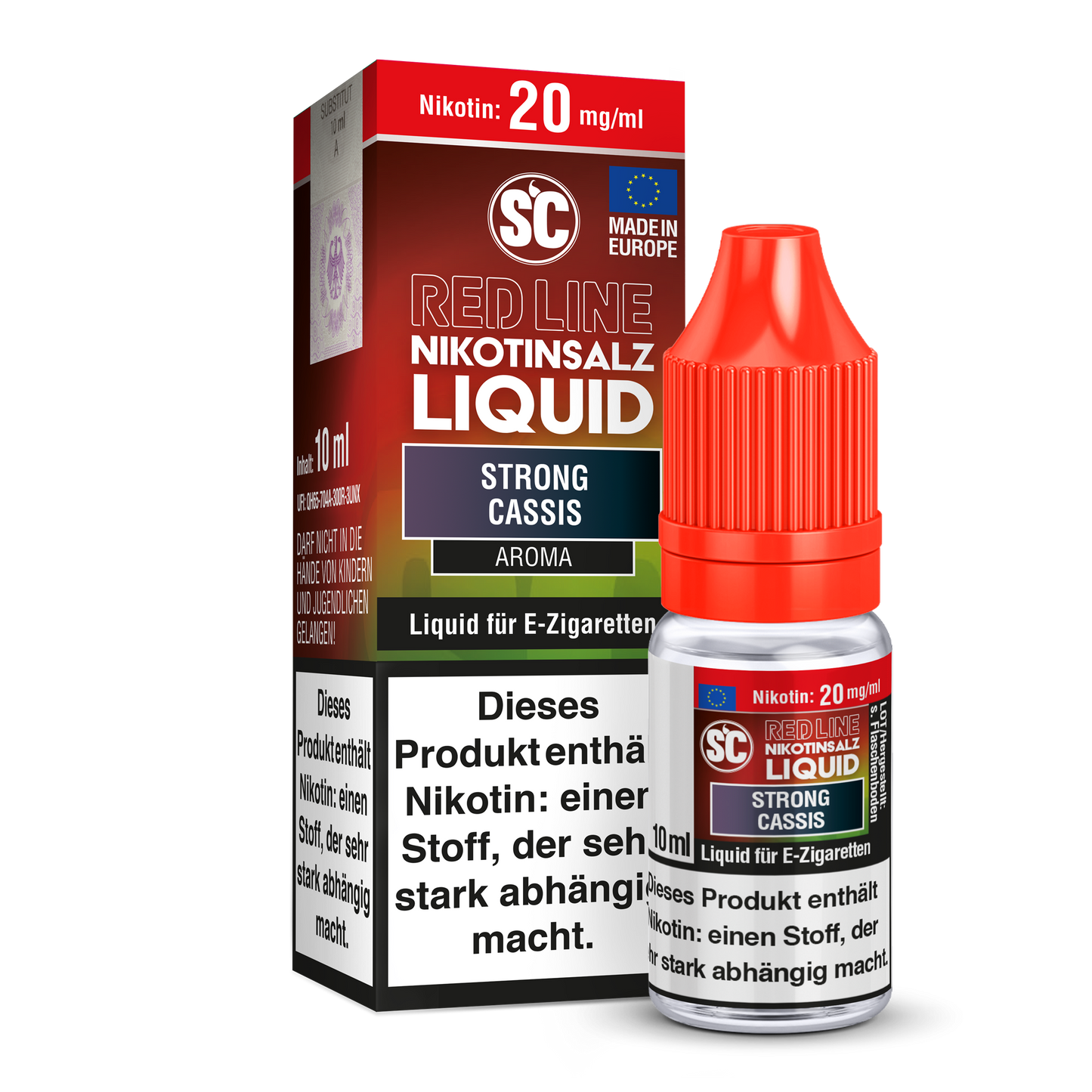 SC RED LINE - Strong Cassis Nikotinsalz Liquid
