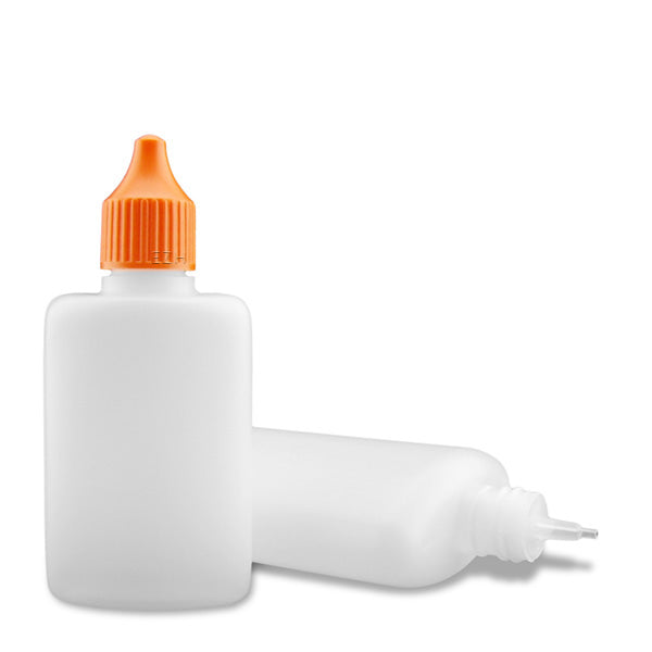 Liquid Dropper Flasche flach
