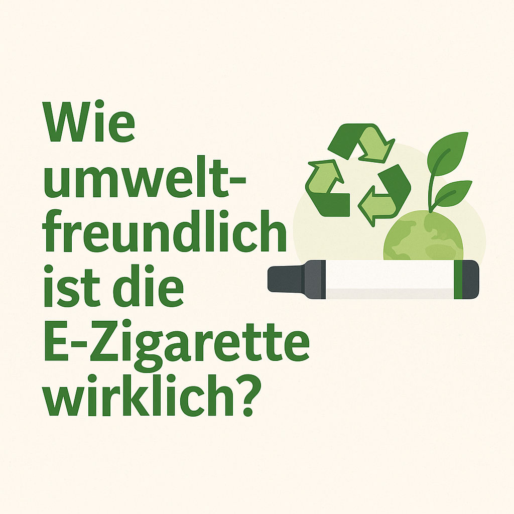 „Wie umweltfreundlich ist die E-Zigarette wirklich?“