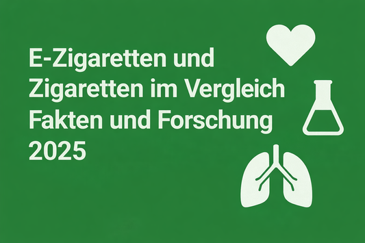 E-Zigaretten und Zigaretten im Vergleich – Fakten und Forschung 2025