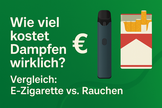 „Wie viel kostet Dampfen wirklich? Vergleich: E-Zigarette vs. Rauchen“
