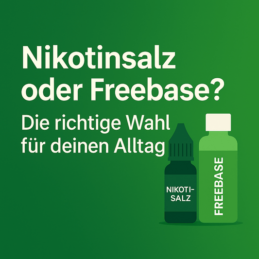 „Nikotinsalz oder Freebase? Die richtige Wahl für deinen Alltag"