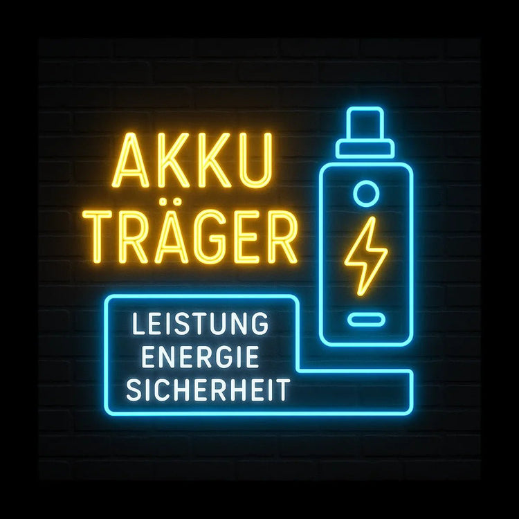 „Akkuträger für E-Zigaretten – Mod Geräte für flexible Leistungssteuerung“