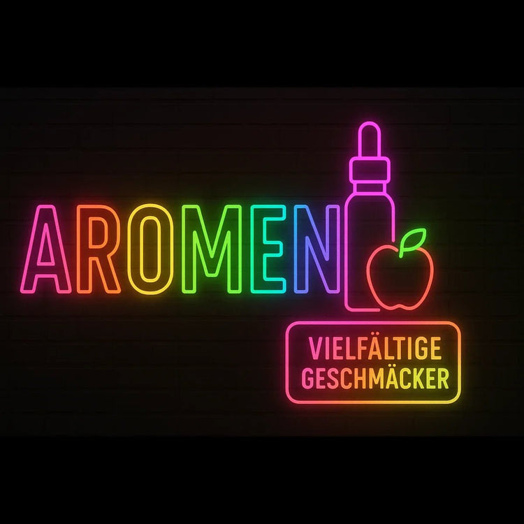 „E-Zigaretten Aromen Sortiment – Geschmackskonzentrate für Selbstmischer“