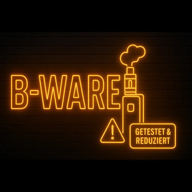 „B-Ware E-Zigaretten Produkte – reduzierte Artikel mit kleiner Gebrauchsspur“