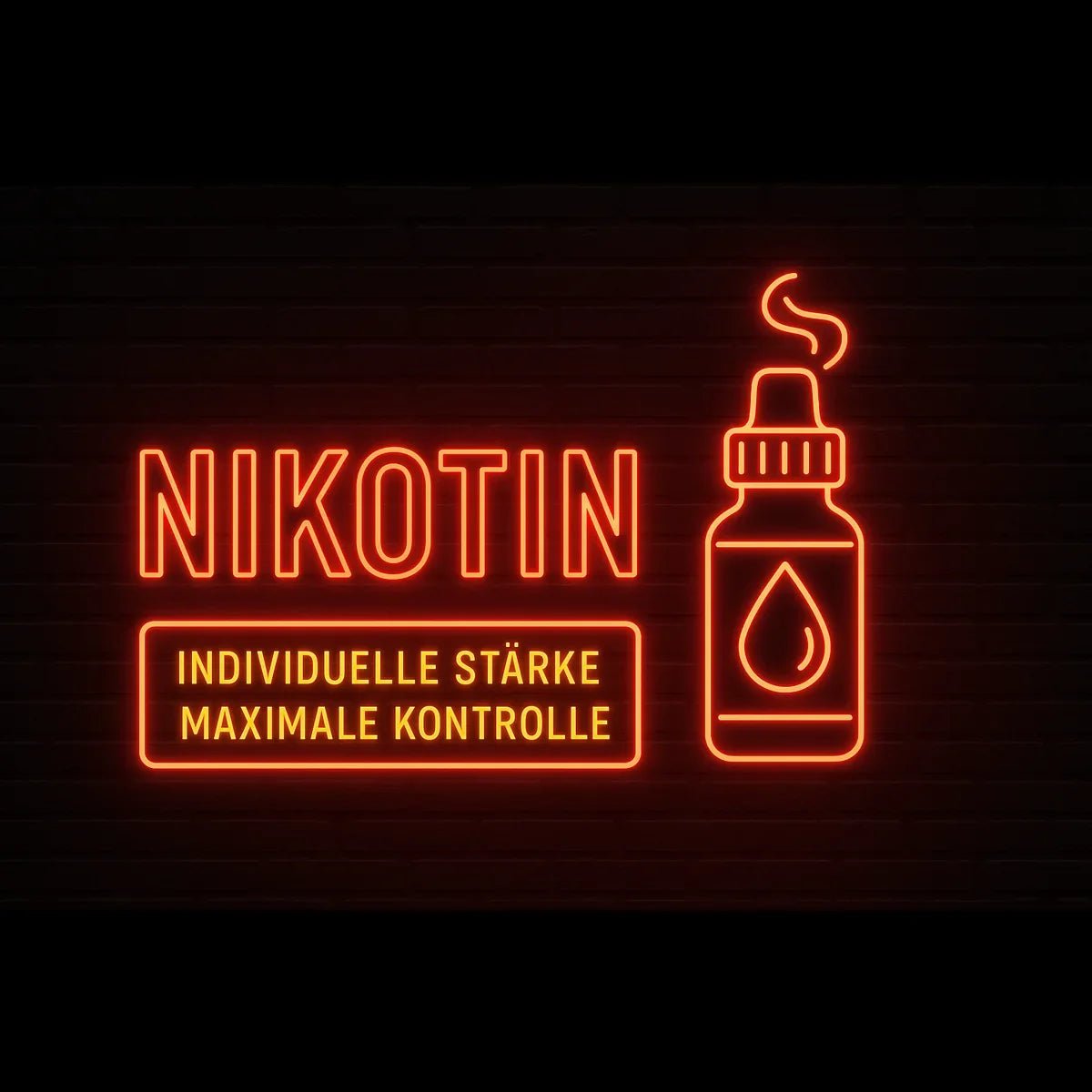 „E-Zigaretten Produkte mit Nikotin – Auswahl verschiedener Stärken“