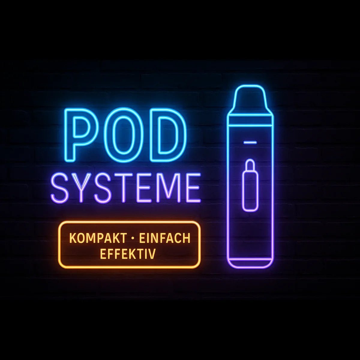„Pod Systeme für E-Zigaretten – kompakte Geräte mit austauschbaren Pods“